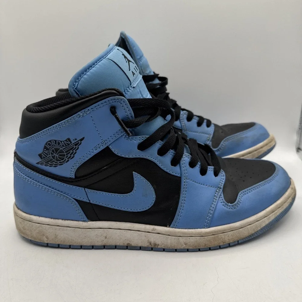 Men's‎ 10 Nike Air Jordan 1 Mid University Blue/Black DQ8426-401